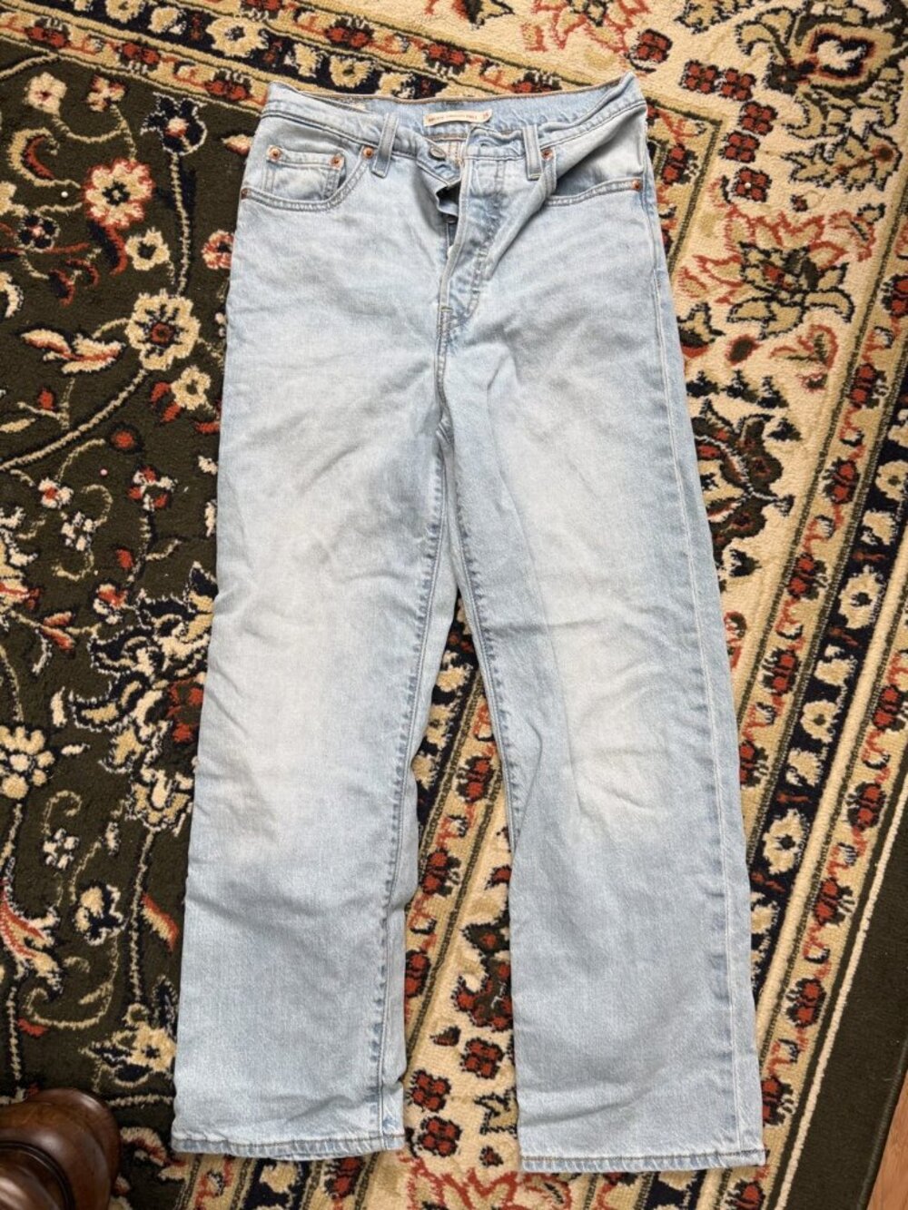 Levi's Ribcage Straight Ankle Jeans Light Wash Size 25